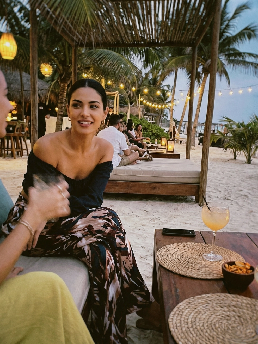 Photorealistic on-model full body photo — cabana influencer — created with ANZURES