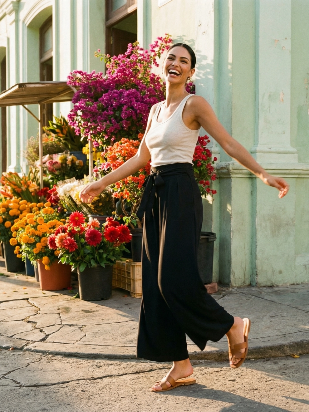 Photorealistic on-model full body photo — cdmx influencer — created with ANZURES